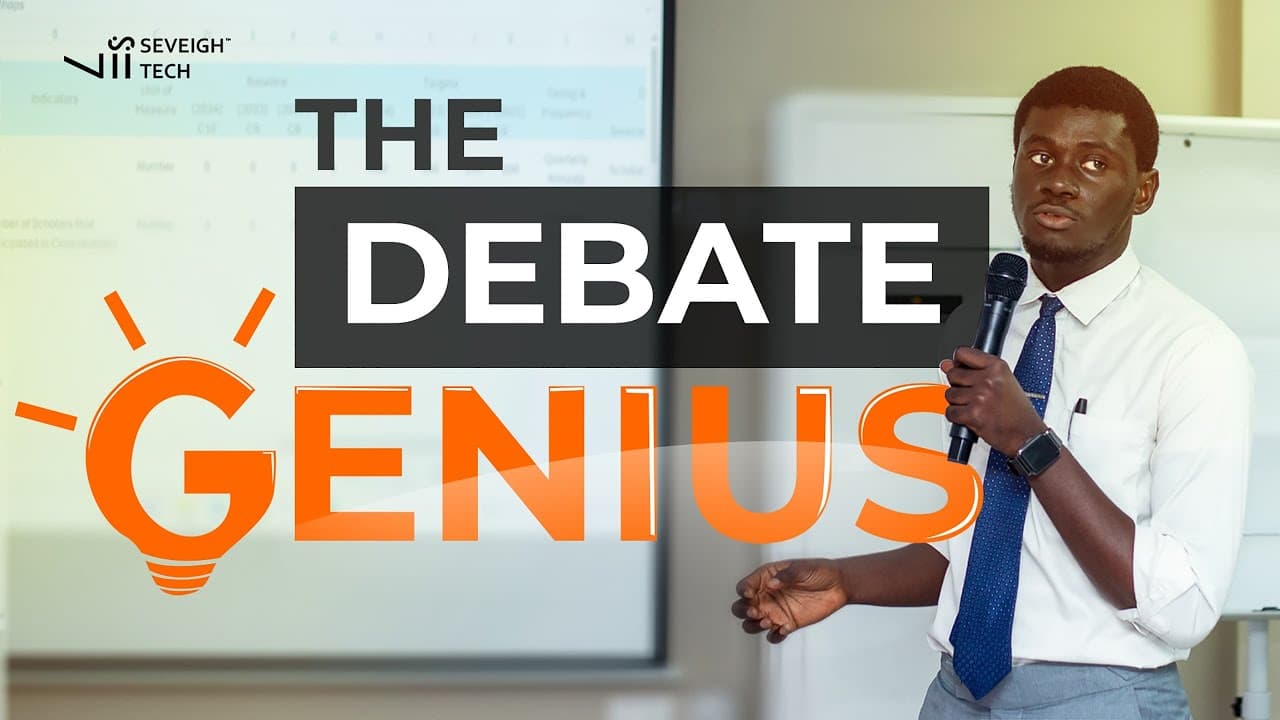 Winning Debate Competitions for KNUST and traveling the world - Kojo Opoku Acheampong
