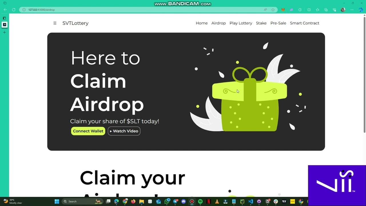 Airdrop $SLT on SVTLottery